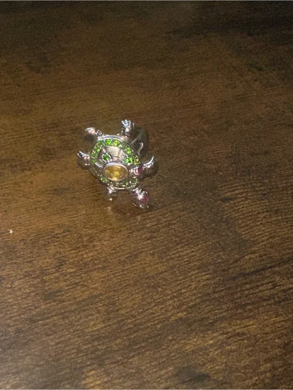 Sterling Silver Mama Turtle and Baby Ring 8